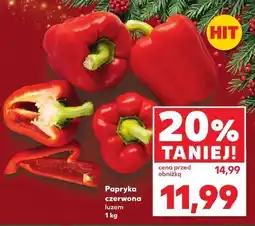 Kaufland Warzywo Papryka czerwona luzem 1 kg Kaufland oferta