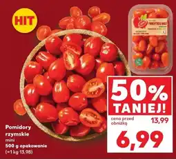 Kaufland Pomidory rzymskie mini 500 g opakowanie Kaufland oferta