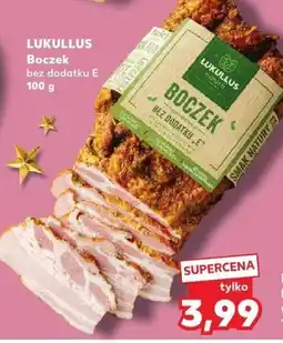 Kaufland Boczek bez dodatku E 100 g LUKULLUS oferta