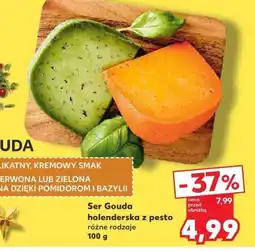 Kaufland Ser Gouda holenderska z pesto różne rodzaje 100 g oferta