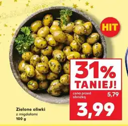 Kaufland Zielone oliwki z migdałami 100 g Kaufland oferta