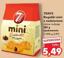 Kaufland Rogalik mini z nadzieniem różne rodzaje 7DAYS oferta