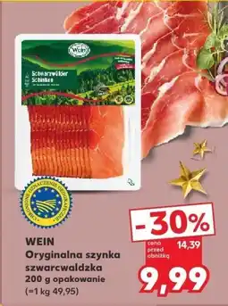 Kaufland Oryginalna szynka szwarcwaldzka 200 g WEIN oferta