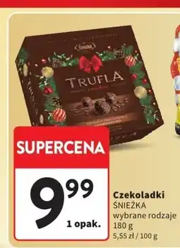 Intermarche Czekoladki Śnieżka wybrane rodzaje oferta