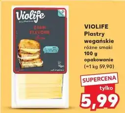 Kaufland Plastry wegańskie różne smaki 100 g VIOLIFE oferta