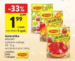 Intermarche Galaretka WINIARY wybrane rodzaje oferta