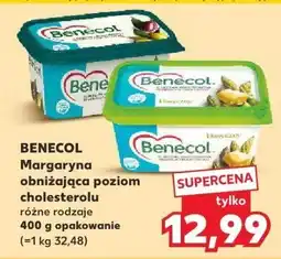 Kaufland Margaryna obniżająca poziom cholesterolu różne rodzaje 400 g BENECOL oferta