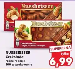 Kaufland Czekolada różne rodzaje 100 g NUSSBEISSER oferta