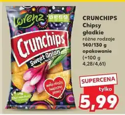 Kaufland Chipsy gładkie różne rodzaje CRUNCHIPS oferta