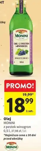 Intermarche Olej MONINI z pestek winogron oferta