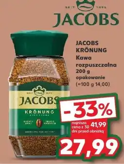 Kaufland Kawa KRÖNUNG rozpuszczalna JACOBS oferta