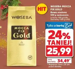 Kaufland Kawa MOCCA FIX GOLD mielona 500 g WOSEBA oferta