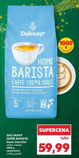 Kaufland Kawa ziarnista DALLMAYR HOME BARISTA różne rodzaje 1000 g oferta