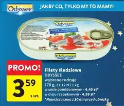 Intermarche Filety śledziowe ODYSSEE wybrane rodzaje oferta
