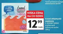 Intermarche Łosoś atlantycki wędzony Z Jezior i Mórz na plastrach solony na sucho oferta