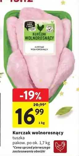 Intermarche Kurczak wolnorosnący tuszka Intermarche oferta