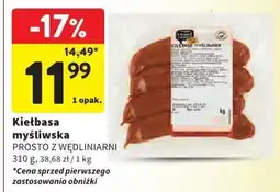 Intermarche Kiełbasa myśliwska Prosto z Wędliniarni oferta