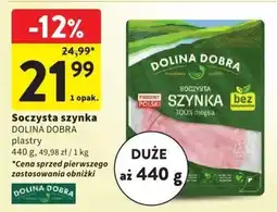 Intermarche Soczysta szynka Dolina Dobra plastry oferta