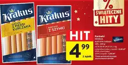 Intermarche Parówki z szynki Krakus oferta