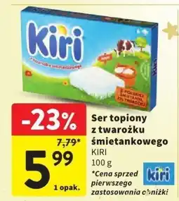Intermarche Ser topiony z twaróżku śmietankowego KIRI oferta