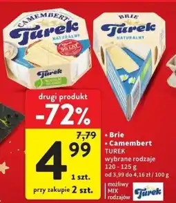 Intermarche Brie Camembert TUREK wybrane rodzaje oferta