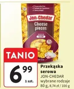 Intermarche Przekąska serowa JON-CHEDDAR wybrane rodzaje oferta