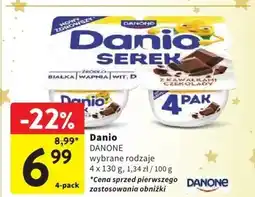 Intermarche Danio Danone wybrane rodzaje 4-pack oferta