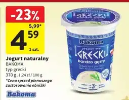 Intermarche Jogurt naturalny Bakoma typ grecki oferta