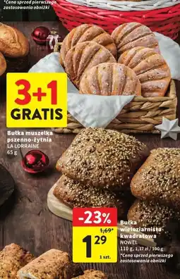 Intermarche Bułka wieloziarnista-kwadrałowa NOWEL oferta