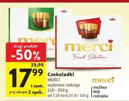 Intermarche Czekoladki MERCI Finest Selection wybrane rodzaje oferta