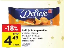 Intermarche Czekolada Delicje Szampańskie wybrane rodzaje oferta