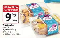 Intermarche Ciasteczka O LA LA! wybrane rodzaje oferta