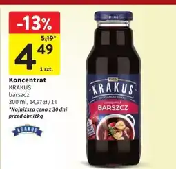 Intermarche Koncentrat KRAKUS Barszcz 300 ml oferta