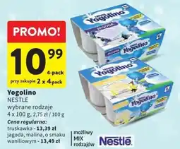 Intermarche Jogurt Yogolino Nestle wybrane rodzaje 4x100g oferta