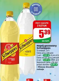 Dino Napój gazowany 1,4 l Schweppes oferta