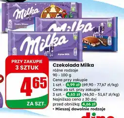 Dino Czekolada 90 - 100 g Milka oferta