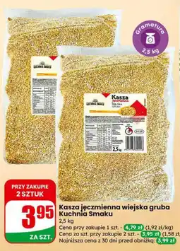 Dino Kasza jęczmienna wiejska gruba Kuchnia Smaku 2,5 kg oferta