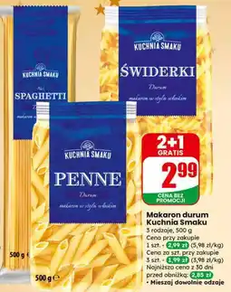 Dino Makaron durum Kuchnia Smaku 500 g oferta