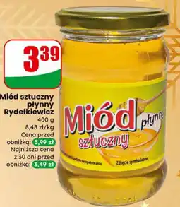 Dino Miód sztuczny płynny Rydełkiewicz 400 g oferta