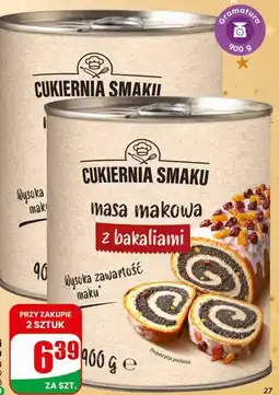 Dino Masa makowa z bakaliami Cukiernia Smaku 900 g oferta