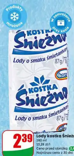 Dino Lody kostka Śnieżna śmietankowa oferta