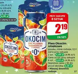 Dino Piwo Okocim smakowe (Sycylijska pomarańcza z limonką) oferta