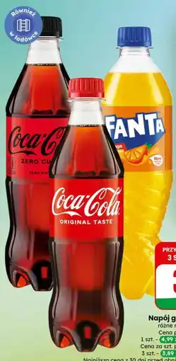 Dino Napój gazowany różne rodzaje 0,5 l oferta