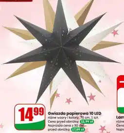 Dino Gwiazda papierowa 10 LED oferta