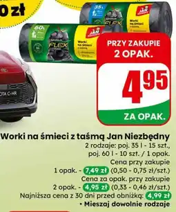 Dino Worki na śmieci z taśmą Jan Niezbędny oferta