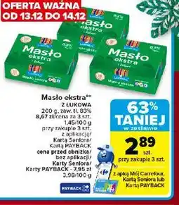Carrefour Masło ekstra z Łukowa oferta