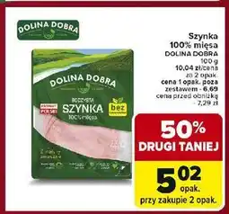 Carrefour Szynka 1005 mięsa Dolina Dobra oferta
