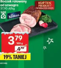 Delikatesy Centrum Boczek rolowany od szwagra 100 g Krakus oferta