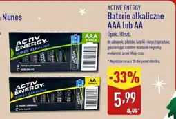 ALDI ACTIVE ENERGY Baterie alkaliczne AAA lub AA oferta
