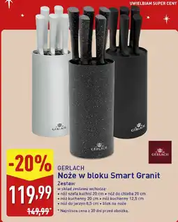 ALDI GERLACH Noże w bloku Smart Granit oferta